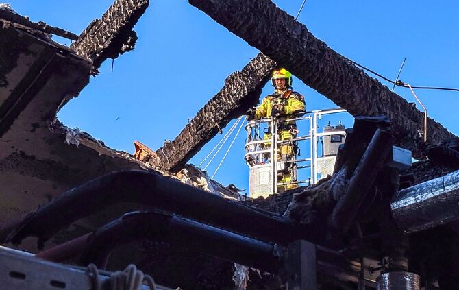 Tote bei Brand in einem Krankenhaus