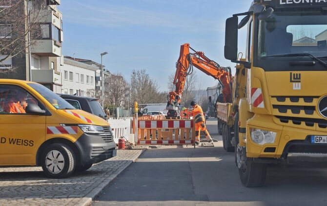 Baustelle auf der Korber Höhe in Waiblingen (Symbolfoto).