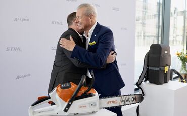 Können gut miteinander: Michael Traub (Stihl) und Hartmut Jenner (Kärcher).