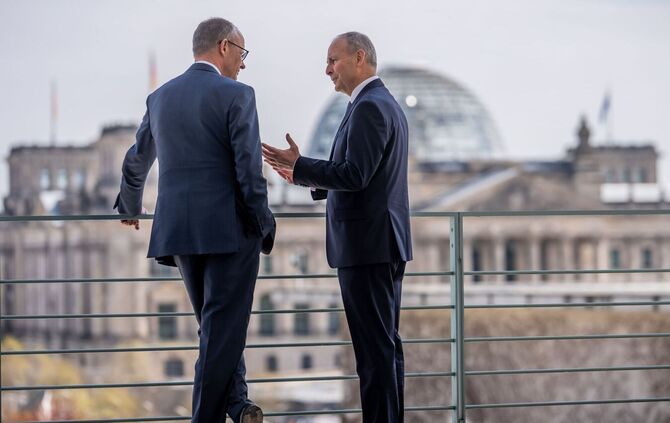 Bundeskanzler Merz und der irische Regierungschef