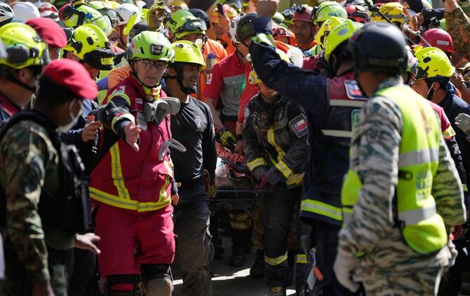Nach den Erdbeben in Venezuela