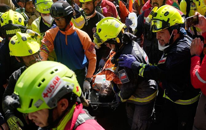 Nach den Erdbeben in Venezuela