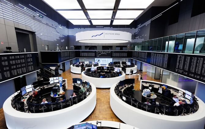 Wertpapierbörse in Frankfurt am Main