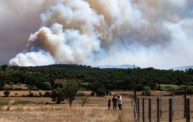 Waldbrände in Spanien