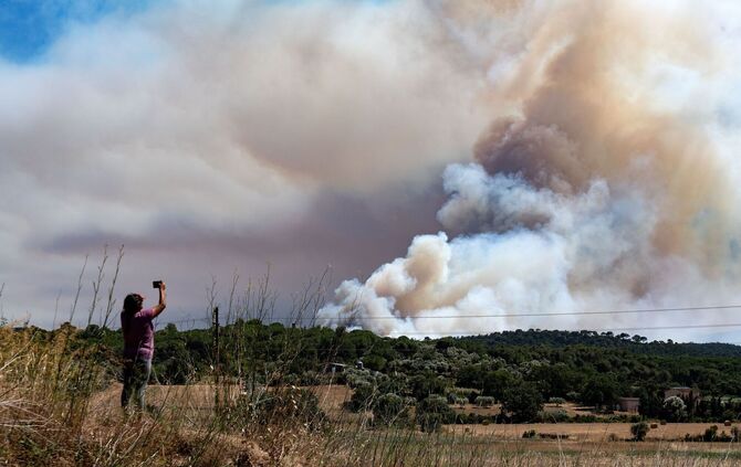 Waldbrände in Spanien