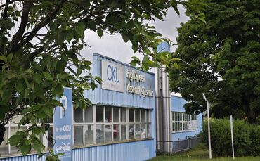 Gebäude von Oku in Winterbach: Der Betrieb ist hier eingestellt.