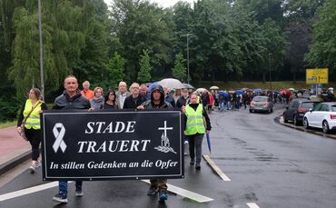 Gedenken nach Schüssen in Jugendhilfeeinrichtung mit sechs Toten