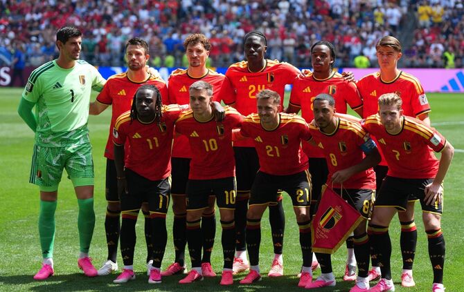 Die belgische Nationalmannschaft