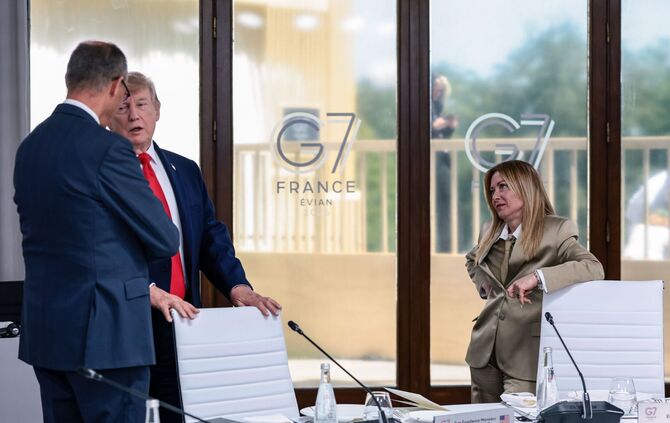 Merz, Trump und Meloni