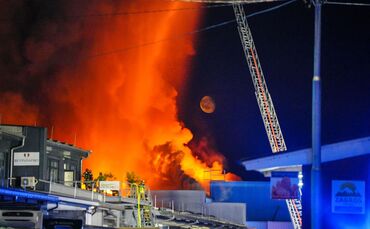 Großbrand in Stuttgart