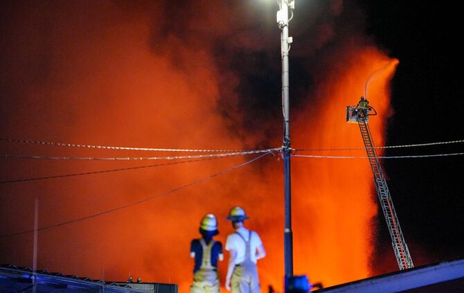 Großbrand in Stuttgart