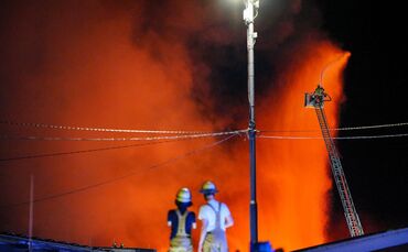 Großbrand in Stuttgart