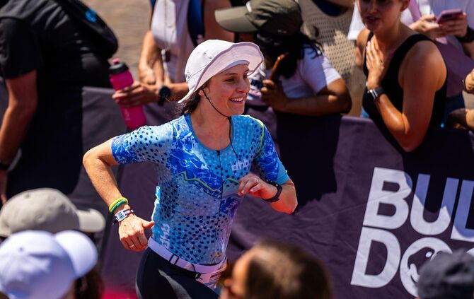 Jana Grimm qualifizierte sich beim Ironman in Frankfurt für die Weltmeisterschaft auf Hawaii.