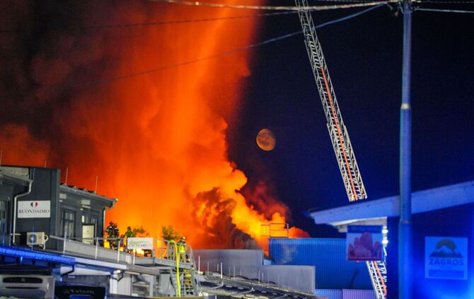 Großbrand in Stuttgart