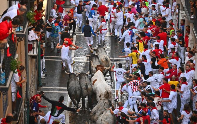 Stierlauf in Pamplona