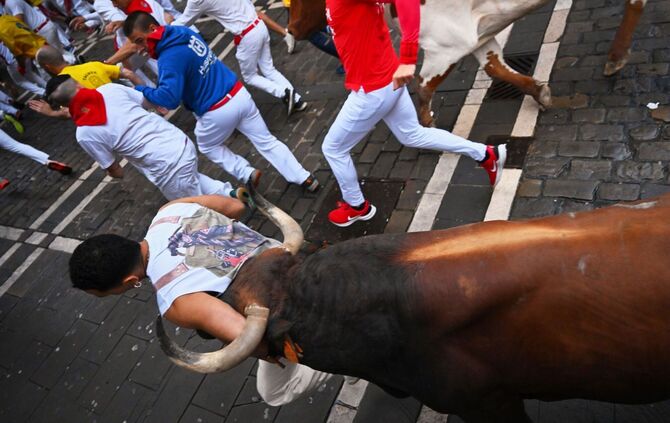 Stierlauf in Pamplona