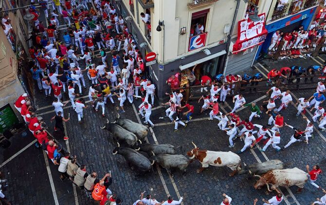 Stierlauf in Pamplona
