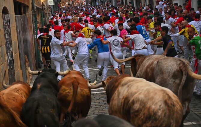 Stierlauf in Pamplona