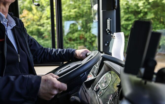 Busfahrer in Düsseldorf