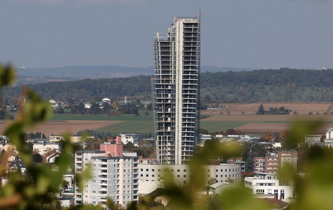 Der frühere Gewatower und heutige Schwabenlandtower in Fellbach (Archivbild).