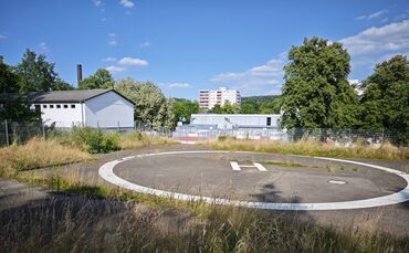 Soll an diesem Standort das Heizwerk gebaut werden? Anwohner in der Grauhalde wehren sich.