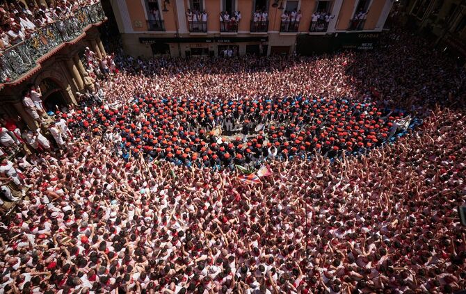 Beginn der Fiesta San-Fermin in Pamplona
