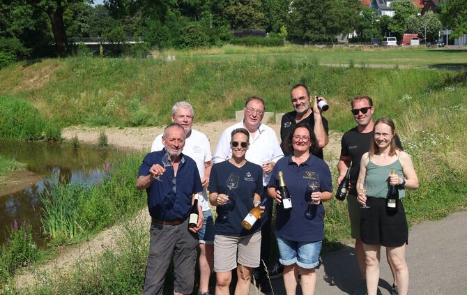 Von links: Armin Zimmerle, Axel Roser, Martina Unrath, Andreas Knauer, Yvonne Ellwanger, Udo Mayer, Leon Gold und Mareike Klopfe