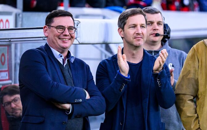 Oliver Leki (l) und Jochen Saier (r)