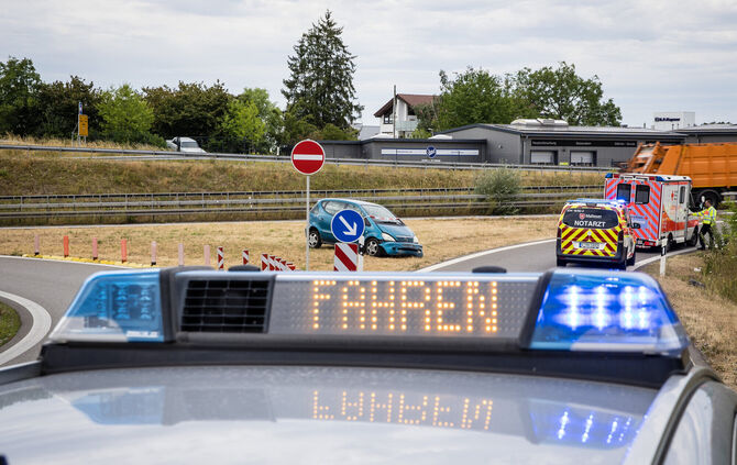 Rettungsdienst und Notarzt waren vor Ort.