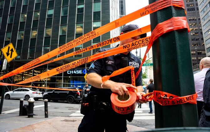 Einsturzgefahr bei Gebäuden in New York