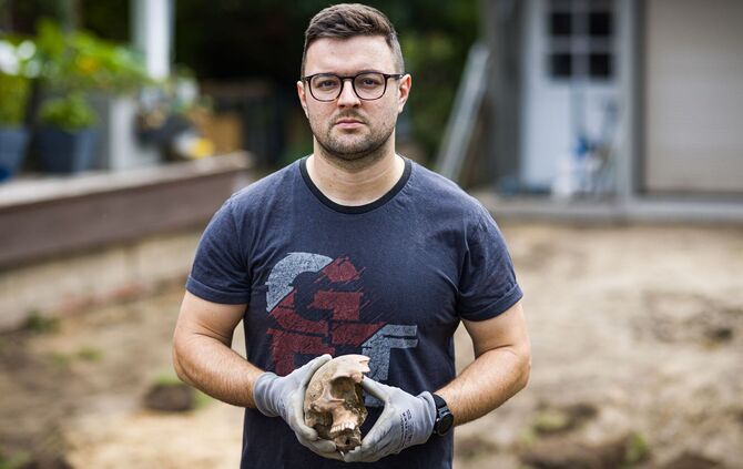 Familie findet Knochen im Garten in Braunschweig