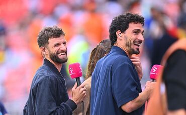 Thomas Müller (l) und Mats Humels