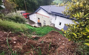 Von der Flut im Juni 2024 wurde die Halle des TSV Oberndorf hart erwischt. Inzwischen sind die Schäden beseitigt.