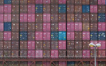 Containerwirtschaft im Hamburger Hafen