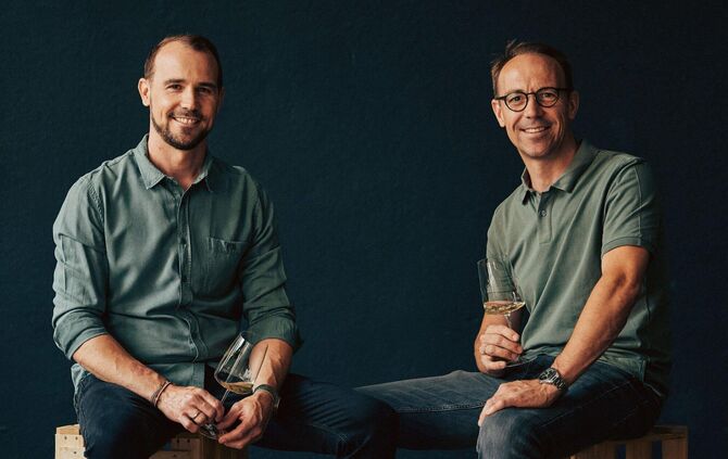 Erfolgreiche Wein-Brüder: Matthias und Hansjörg Aldinger