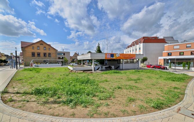 Der Kronenplatz in Winnenden - die Polizei hat ihn im Auge.