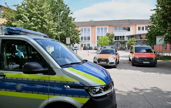 Die Polizei nahm nach eigenen Angaben den mutmaßlichen Täter fest.
