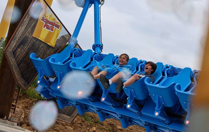 Ganz schön turbulent: "Turbo Tonis Wäscheschleuder" in voller Fahrt.