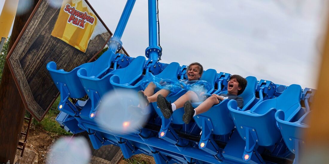 Ganz schön turbulent: "Turbo Tonis Wäscheschleuder" in voller Fahrt.