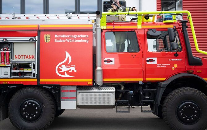 Tanklöschfahrzeug Waldbrand