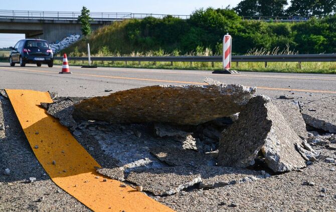 «Blow-up» auf der Autobahn A5