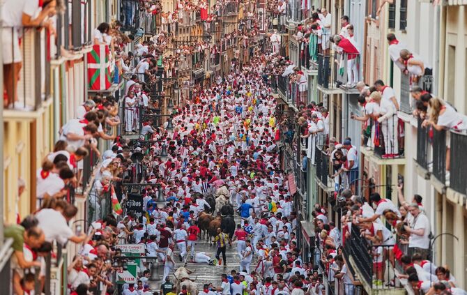 Fiesta San-Fermin in Pamplona