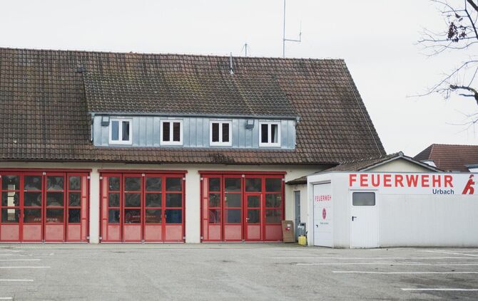 Marode: Das alte Urbacher Feuerwehrhaus. In einen Neubau dürften auch Mittel aus dem Sondervermögen fließen. Viele Rems-Murr-Kom