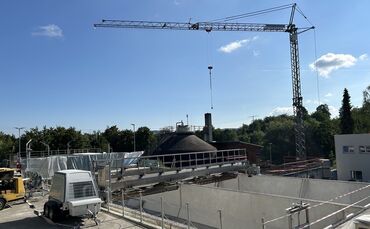 In der Kläranlage Krättenbach laufen weiterhin Umbauarbeiten.