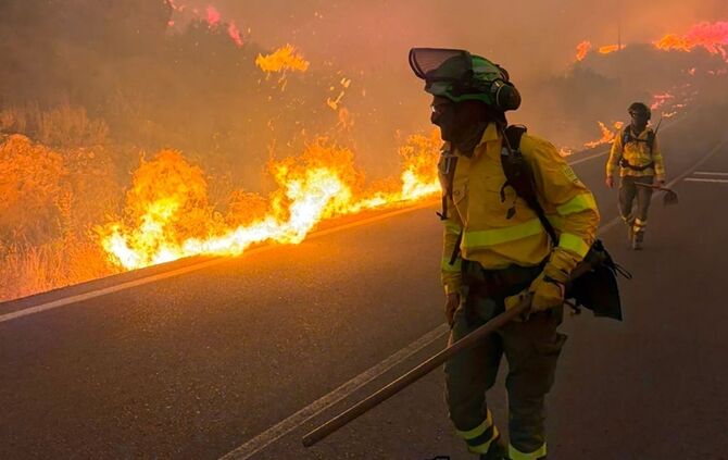 Waldbrand in Spanien