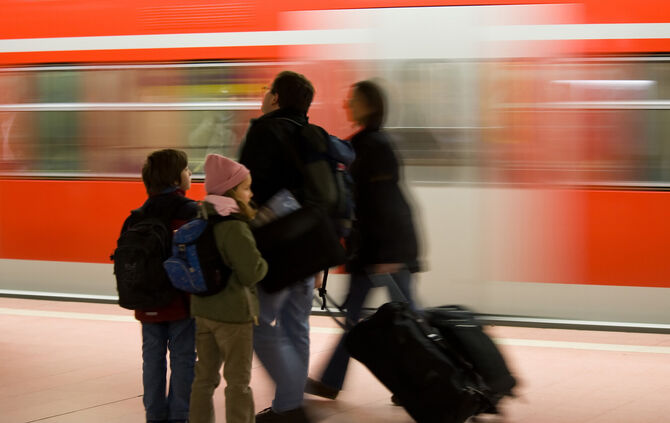 Familienurlaub mit der Bahn. "Man lernt Gelassenheit", sagt Christina K.