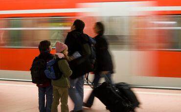 Familienurlaub mit der Bahn. "Man lernt Gelassenheit", sagt Christina K.