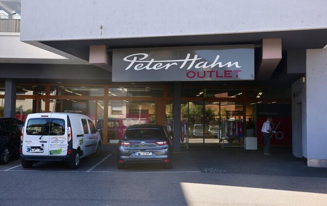 Das Outlet von Peter Hahn in der Winterbacher Ortsmitte.