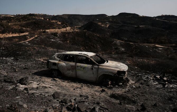 Waldbrand in Andalusien