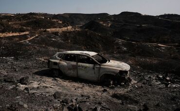 Waldbrand in Andalusien